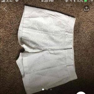 White Banana Republic shorts